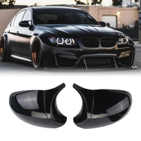 1 x RAW Customer Returns BONRYAN Door Mirror Cover Caps Replacement for BMW 3 Series E90 E91 E92 E93 Compatibility with BMW 1 Series E87 E81 E82 E88 Side Wing Rear View Mirror Cover Caps High Gloss Black Model 2009-2011  - RRP €61.5