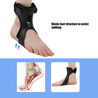 1 x RAW Customer Returns Haofy Drop Foot Support, Soft Foot Elevator Ankle Orthosis, Lightweight Drop Foot Support, Orthotic Support for Wearing Shoes or Walking Right, M  - RRP €44.58