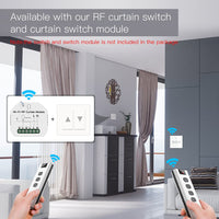 1 x RAW Customer Returns MOES 9 Channel RF433 Remote Controller to Control WiFi Curtain Switch RF Roller Blinds Module, Battery Powered, Curtain Accessories Emitter - RRP €15.99