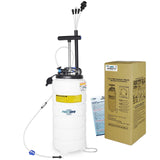 1 x RAW Customer Returns FIRSTINFO A1106EU Manual and pneumatic oil suction pump 15 liters including 4 hoses, oil dipstick and brake bleeder hose with check valve - RRP €171.5