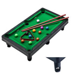 1 x RAW Customer Returns Mini Pool Table, Billiards Table with 11 Balls, 2 Cues and 1 Triangle, Portable Table Set for Kids and Adults - RRP €30.0