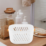 2 x Brand New Baskets With Hooks STOBAZA Shower Basket with Hooks, Hanging Shower Baskets, Shower Caddy, Polypropylene Multifunctional Basket, for Bathroom, Dorm, Kitchen. - RRP €38.98