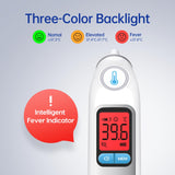 1 x RAW Customer Returns Ear Thermometer, Ear Thermometer for Baby Adults, Digital Infrared Thermometer with 24 Disposable Protective Caps - RRP €29.99