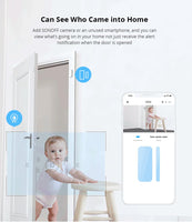 1 x RAW Customer Returns SONOFF DW2 WiFi Wireless Door Window Sensor, APP Alarm to Automate Your Home Wireless Alarm Security System, No Gateway Required - RRP €15.25