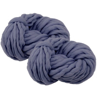 3 x Brand New Maxee Bulky Arm Knitting Wool 500g 2 250g , Bulky Arm Knitting Wool Roving, Coarse Icelandic Wool Core Yarn, Chunky Knit Soft Wool Yarn Blanket Knitting for DIY Sofa Blanket-Dark Gray - RRP €51.42