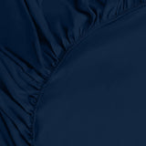 1 x RAW Customer Returns Utopia Bedding - Fitted Sheet 140x200cm - Navy Blue - Brushed Polyester Microfiber Fitted Sheet - 35cm Deep Pocket - RRP €14.49