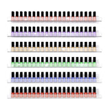 1 x RAW Customer Returns Sezanrpt Clear Nail Polish Organizer Wall Mounted, 61cm Acrylic Shelf for 150 Bottles, 6-Pack - RRP €39.31