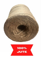 1 x RAW Customer Returns 500 m cord jute cord garden yarn natural craft ribbon package cord jute ribbon craft packaging DIY string decoration rope - RRP €12.1