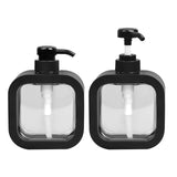 1 x RAW Customer Returns Shulltji Soap Dispenser 500ml Pump Dispenser for Bathroom Refillable Pump Dispenser for Kitchen Shampoo Conditioner Shower Gel Dispenser with Pump and Waterproof Labels 3 Pack - RRP €18.14