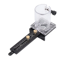 1 x RAW Customer Returns Uadme milling module transparent, router accessories trimmer milling module offset base, with 2 positioning holes, for FF04 6, FF02 6 and the wood cutter with 65 mm diameter - RRP €49.89