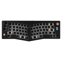 1 x RAW Customer Returns EPOMAKER CIDOO ABM066 Alice Mechanical Keyboard Kit Bluetooth 2.4Ghz wireless Type-C and Compatible with Via and Hot-Swap, with Screen, Knob, NKRO, RGB Backlight, for Win Mac Office White  - RRP €71.1