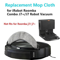 1 x RAW Customer Returns Moupaa 4pcs Wiping Cloths Replacement for iRobot Roomba Combo J7 J7 Robot Vacuum Cleaner Not Fit Roomba j7 j7 , Microfiber Washable Mopping Pads for iRobot Roomba Combo Vacuum Cleaner Accessories - RRP €17.98