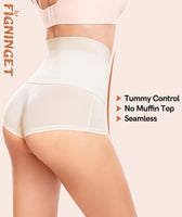 1 x RAW Customer Returns Figninget tummy control underpants women, shapewear girdle pants high briefs string thong shaper girdle briefs strong shaping underwear - RRP €27.6