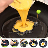 3 x Brand New Fried Egg Mold Stainless Steel Non-Stick Egg Cooking Rings Fried Egg Pancake Omelette Mold - RRP €34.62