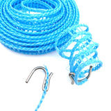 4 x Brand New JZK 2 Pack 5M Portable Clothesline for Outdoor Drying, Non-Slip Drying Rope for Travel Camping, Windproof Clothesline for Outdoor Indoor - RRP €76.8