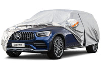 1 x RAW Customer Returns Kayme 6 Layers Car Cover Waterproof Breathable, Full Garage Car Cover for Rain Sun Protection, Cover for SUV Compatible with GLC, Audi Q5, BMW X3, Cover for SUV 460 to 485 cm YL - RRP €69.95