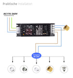 1 x RAW Customer Returns Transformer 220V to 24V, 300W Driver for LEDs 12.5A Power Supply, Ultrathin Constant Voltage Adapter for LED Strips MR11 G4 MR16 Bulbs, DUSKTEC - RRP €30.11