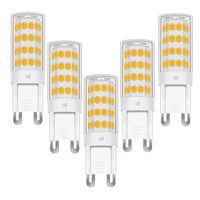 1 x RAW Customer Returns tkhetiana 5W G9 LED lamp warm white, G9 light bulb, G9 5w LED bulb equivalent 50W, energy-saving G9 LED bulb corn bulb, replaces 40-45W G9 halogen lamp, 5 pack - RRP €11.34