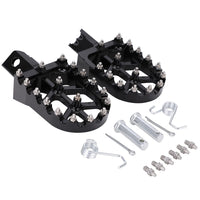 1 x RAW Customer Returns Motorcycle Foot Pegs Dirt Bike Footpegs for CRF50 CRF70 CRF110 XR50 XR70 XR110 Pitbike Chinese Stomp Demon X WPB Orion M2R Lucky Charms Thumpstar Piranha Coolster and Tao Tao KAYO - Black - RRP €43.99