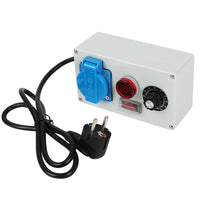 1 x RAW Customer Returns 2000W power controller speed controller motor voltage regulator 230v dimmer socket - RRP €43.36