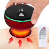 1 x RAW Customer Returns Electric Infrared Cupping Device, Seutgjie 16 Gears 3 Modes with Remote Control 2000mAH Smart Cupper Guasha Vacuum Massager Back with Red Light - RRP €30.24