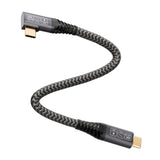 1 x RAW Customer Returns CAKOBLE Cable USB C a USB C 0.5M, 20Gbps USB 3.2 Gen2 2 Cable USB C Corto, 4K 60Hz Video Transmission, 100W Cable USB C Carga Rapida For MacBook Pro, Xiaomi, Samsung,USB C 90 grados - RRP €12.99