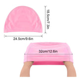 1 x RAW Customer Returns Unisex waterproof swimming cap, pack of 2, PU coated, soft swimming cap, ear protection, elastic swimming cap, swimming cap, girls, long hair, swimming cap for adults, men, women, boys, women, men - RRP €9.06