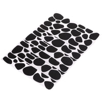 27 x Brand New SEWACC 6 Sheets Self Adhesive Felt Circles Irregular Shape Self Adhesive Felt Circles Self Adhesive Felt Stickers For Costume DIY Stickers With Cow Print - RRP €364.5