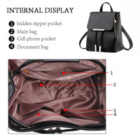 1 x RAW Customer Returns Pahajim Backpack Women Small Elegant Backpack Bags Women Leather PU Modern Women s Backpacks Mini Leather Backpack Women Casual Daypacks Small Backpack Women - RRP €32.99