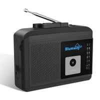 1 x RAW Customer Returns BlumWay Bluetooth Walkman Portable Retro Cassette Player, Converter Digital Audio Music Cassettes, Cassette Recorder AM FM Radio Stereo with Speaker and Headphone Jack - RRP €35.99