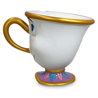 1 x RAW Customer Returns Disney Store Official Beauty and the Beast Chip Mug, 16 oz, Character-shaped stoneware mug with gold accents and glossy glaze - RRP €21.18