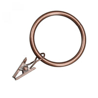 4 x Brand New sourcing map 30 Pack Curtain Clip Drape Shower Ring with Clamp Copper 1.5 Inner Dia. - RRP €69.52