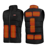 1 x RAW Customer Returns Jiyibidi Heated Vest for Men and Women, Electric Warm Clothes with 3 Adjustable Temperatures, Washable Winter Vest for Hunting Skiing Camping Without Battery  - RRP €27.22