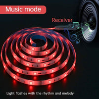 1 x RAW Customer Returns Ejoyous LED Strip 5m, 5050 RGB LED Strip Color Changing LED Tape with IR Remote Control Music Sync Color Changing 5V USB Interface for Party Home Bedroom TV Kitchen - RRP €25.19