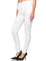 1 x RAW Customer Returns Elara women s super highwaist skinny jeans made of light, thin denim Q552 white-38 - RRP €30.2