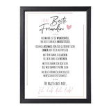 1 x Brand New Definition Poetry Art Print Poster Christmas gifts sister gift Wall pictures living room Christmas gift for sister birthday wall decoration living room DINA A4 with black frame - RRP €18.14