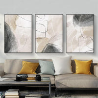 1 x RAW Customer Returns DLKAJFK Abstract Art Posters Geometric Wall Decoration,Modern Minimalist Canvas Poster Wall Art - No Frame Poster-06,3Pcs-40x60cm  - RRP €29.99