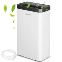 1 x RAW Customer Returns Dehumidifier 16L, Electric Dehumidifier for 100m 40m , Dehumidifier Cellar, Timer, Automatic Defrosting, Dry Clothes, Continuous Drainage 16 L D - 40 m  - RRP €121.0