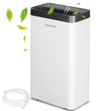 1 x RAW Customer Returns Dehumidifier 16L, Electric Dehumidifier for 100m 40m , Dehumidifier Cellar, Timer, Automatic Defrosting, Dry Clothes, Continuous Drainage 16 L D - 40 m  - RRP €121.0