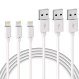 4 x RAW Customer Returns Quntis iPhone Cable 3 Pieces 2M iPhone Cables MFi Certified iPhone Charger Wire Fast Charging Lightning to USB Cable Compatible with iPhone 14 13 13Pro 12 11 SE 2020 X XS 8 7 6 5s iPad Airpods, White - RRP €43.28