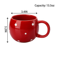 3 x Brand New Cedilis 4 x 400ml Ceramic Coffee Mugs, Ceramic Cereal Bowls, Wide Mouth Cups for Soup, Tea, Hot Cocoa, Hot Chocolate, Cappuccino, Kids Soup Cereal Bowls, Microwave Safe - RRP €40.83