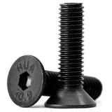 1 x RAW Customer Returns  100 pieces M5x8mm countersunk head screws with hexagon socket screws 10.9 grade carbon steel hexagon socket screw full thread black - RRP €13.76