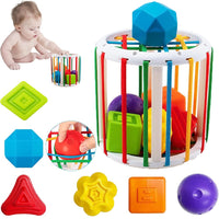 10 x Brand New Felly Toys for Children 1 2 Years, Sensory Educational Montessori Games, Children s Toys Shape Sorter Activity Cube, Baby Toy 6 9 12 18 Months Development Gift Girl Boy - RRP €204.0