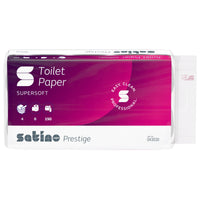 1 x RAW Customer Returns Satino toilet paper 4-ply I Pack of 8 extra soft toilet rolls I Premium toilet paper Prestige I bright white and particularly pleasant pulp - RRP €5.89