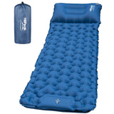 1 x RAW Customer Returns HiiPeak sleeping mat self-inflating high camping air mattress with integrated pillow outdoor camping mat sleeping mat small pack size with foot pump air cell mat inflatable - RRP €42.99