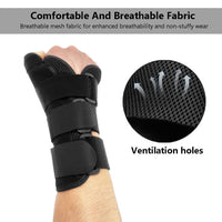 1 x Brand New TOOSOAR Wrist Support, Wrist Splint with Metal Splint Stabilizer, Elastic Wrist Brace Relief for Carpal Tunnel, Tendinitis, Arthritis, Pain, Right Hand - RRP €26.4