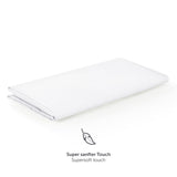 1 x RAW Customer Returns Blumtal Basic bed sheet 320x275 cm - bed sheet without elastic - OEKO-TEX certified bed sheet without elastic - sheet made of brushed microfiber fabric - bed sheet without elastic 320x275cm in white - RRP €21.84