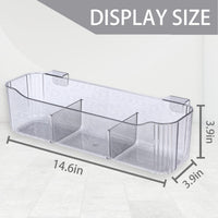 3 x Brand New TSHIGO Hanging storage box wall basket wall storage box wall storage box,2 pieces,wall hanging,lattice design - RRP €76.14