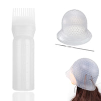 1 x Brand New Kiuiom Hair Dye Applicator, Highlight Cap, Hair Oil Bottle, Comb Applicator Bottle, Hair Color Cap, Applicator Brush Bottles with Graduated Scale - RRP €7.06