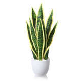 1 x RAW Customer Returns SOGUYI artificial plant 40cm artificial plants in pot for indoor decor artificial plant Sansevieria home desk bathroom bedroom living room decoration 1 pack  - RRP €25.99